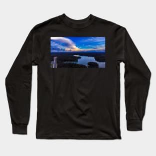 Beautiful Sky over Lake Lanier Long Sleeve T-Shirt